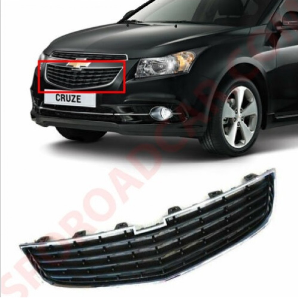 Chevrolet Cruze Front Bonnet Upper and Lower Grille Guard Grill Type 2 ( 2014-2016) 
