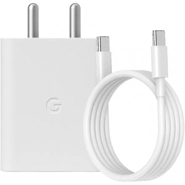 Google 30W - 5A ,USB-C,Power Adaptor for Google devices  (White)