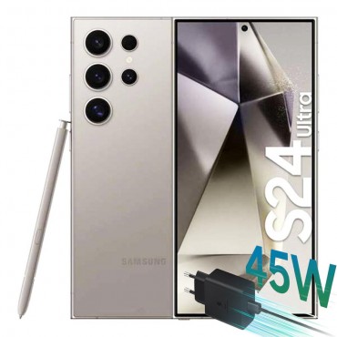 Samsung Galaxy S24 Ultra 5G With 25Watt fast Charger Bundle 