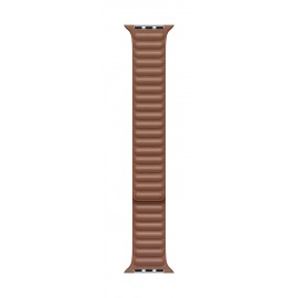 Apple Watch Leather Link (40mm) - Saddle Brown - Small