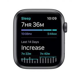 New Apple Watch SE (GPS + Cellular, 40mm) - Gold Aluminium Case with Plum Sport Loop