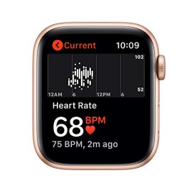New Apple Watch SE (GPS + Cellular, 44mm) - Gold Aluminium Case with Pink Sand Sport Band