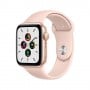 New Apple Watch SE (GPS, 44mm) - Silver Aluminium Case with White Sport Band