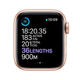 New Apple Watch Series 6 (GPS + Cellular, 40mm) - Gold Aluminium Case with Pink Sand Sport Band