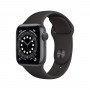 New Apple Watch Series 6 (GPS, 40mm) - Space Grey Aluminium Case with Black Sport Band
