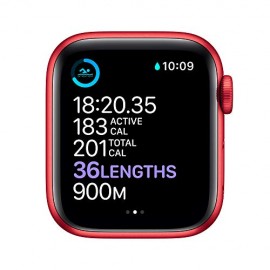 New Apple Watch Series 6 (GPS, 44mm) - Product(RED) - Aluminium Case with Product(RED) - Sport Band