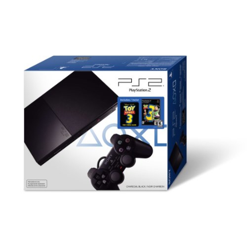 PlayStation 2 Console (Slim Line Version 1) (Renewed)
