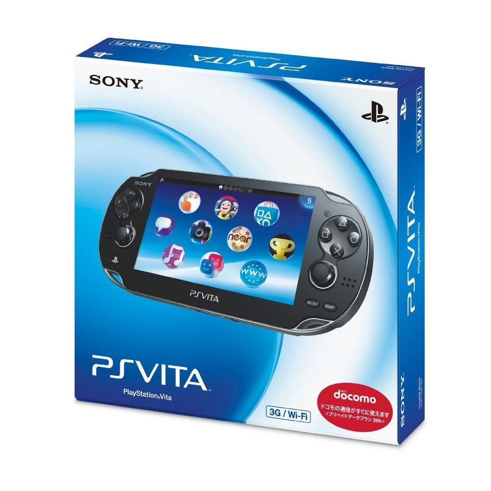 thumbnail image 2 of Sony PlayStation Vita Wi-Fi Model PCH-1000 ZA01 - Crystal Black With 8GB Memory Card (Used, Good Condition) 2 of 2