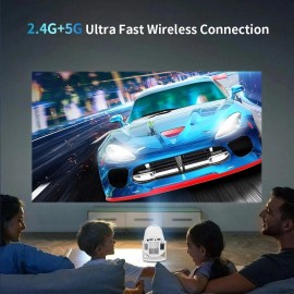UYM Mini Home Portable Projector 