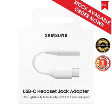 Original Samsung USB C to 3.5mm Audio Jack Converter