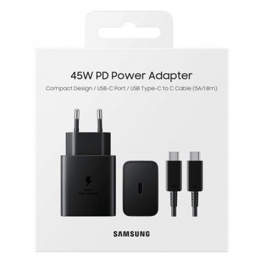 Samsung Official 45W Usb-C Super Fast Charging Wall Charger 